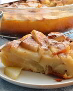 Классическая шарлотка с творогом