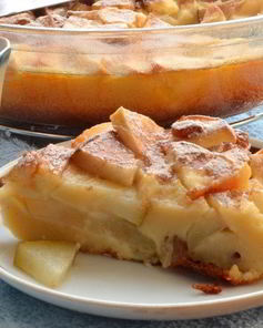 Классическая шарлотка с творогом