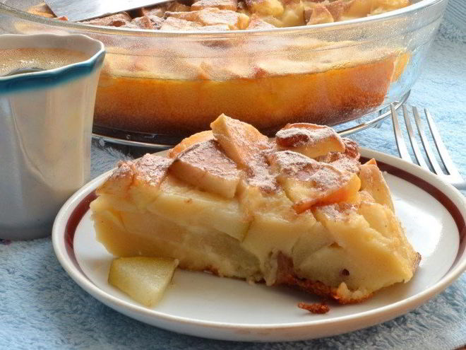 Рецепт классической шарлотки с творогом