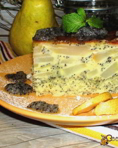 Макова — грушевая шарлотка с ванильно-грушевым вареньем