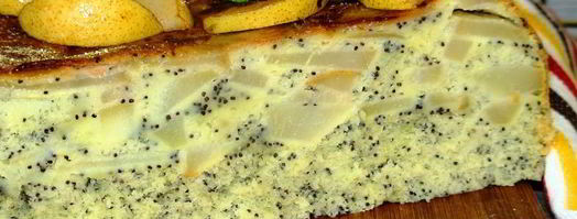 макова — грушевая шарлотка с ванильно-грушевым вареньем. Шаг 8