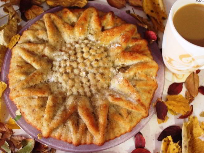 Рецепт осенней шарлотки