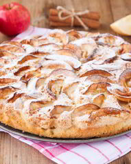 Шарлотка с яблоками