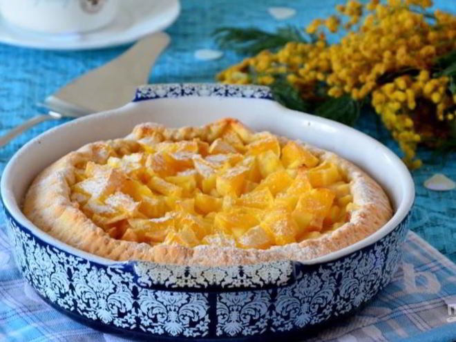 Рецепт шарлотки с апельсином