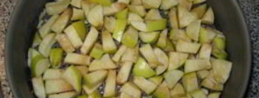 шарлотка с маком и яблоками. Шаг 5