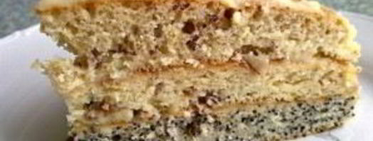 шарлотка с маком и яблоками. Шаг 7