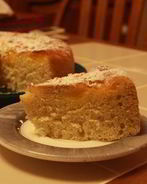 Шарлотка с мандаринами