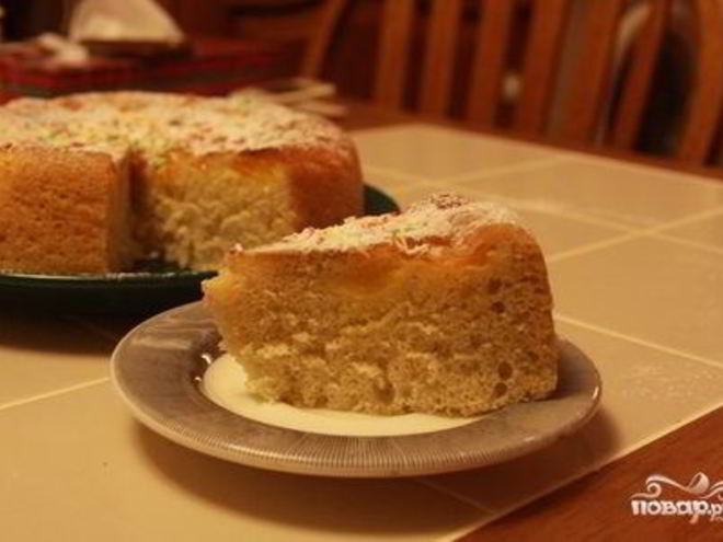 Рецепт шарлотки с мандаринами