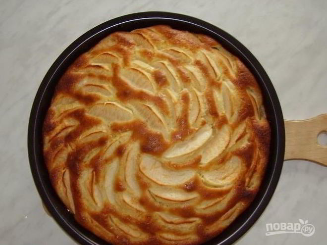 Рецепт шарлотки с разрыхлителем