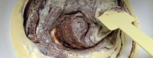 шарлотка с шоколадным суфле-глясе. Шаг 8