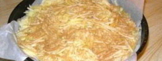 шарлотка с тертыми яблоками. Шаг 6