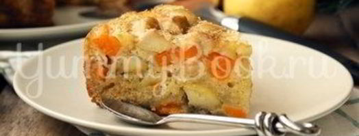 шарлотка с тыквой и яблоками в мультиварке. Шаг 7