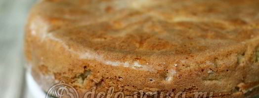 шарлотка с яблоками в мультиварке. Шаг 13