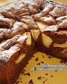 Шоколадная шарлотка