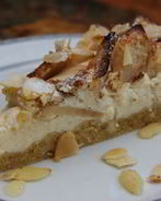 Творожная шарлотка с яблоками