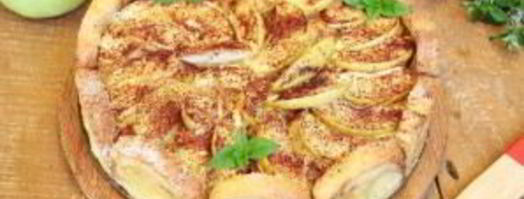 яблочная шарлотка с хлебом. Шаг 8