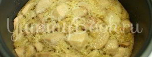 яблочная шарлотка в мультиварке. Шаг 8