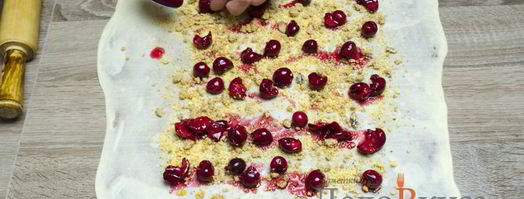 штрудель с вишней. Шаг 25