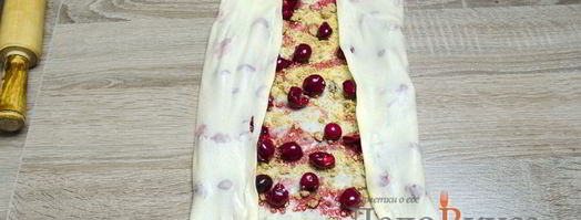 штрудель с вишней. Шаг 27