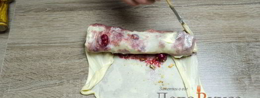 штрудель с вишней. Шаг 30