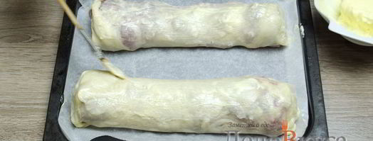 штрудель с вишней. Шаг 31