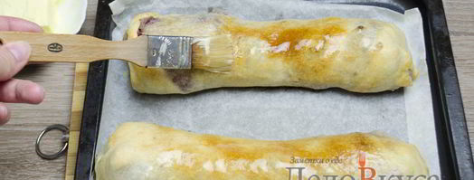 штрудель с вишней. Шаг 32