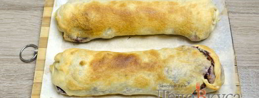 штрудель с вишней. Шаг 33