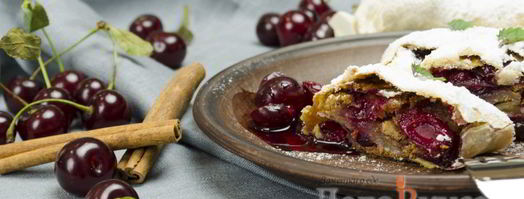 штрудель с вишней. Шаг 36