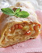 Штрудель с яблоками