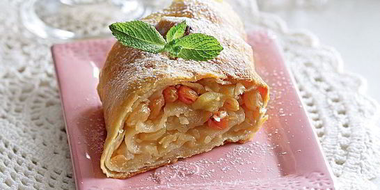 Штрудель с яблоками
