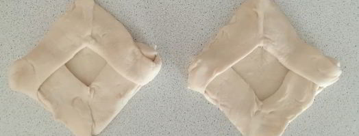 слойки с арахисовой пастой и бананом. Шаг 3