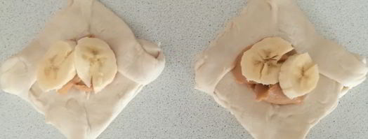 слойки с арахисовой пастой и бананом. Шаг 4