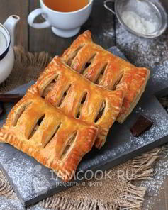 Слойки с бананом