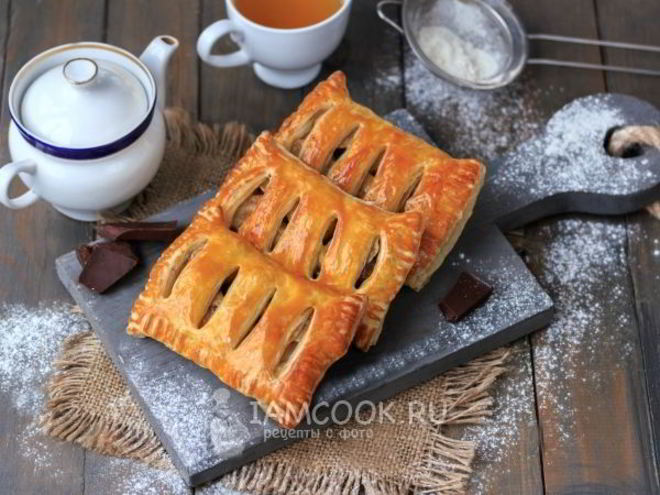 Рецепт слоек с бананом