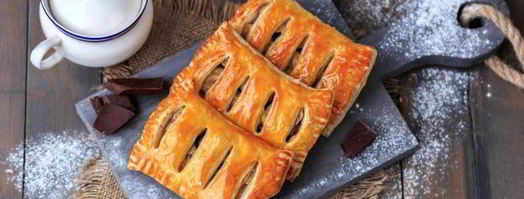 слойки с бананом. Шаг 12