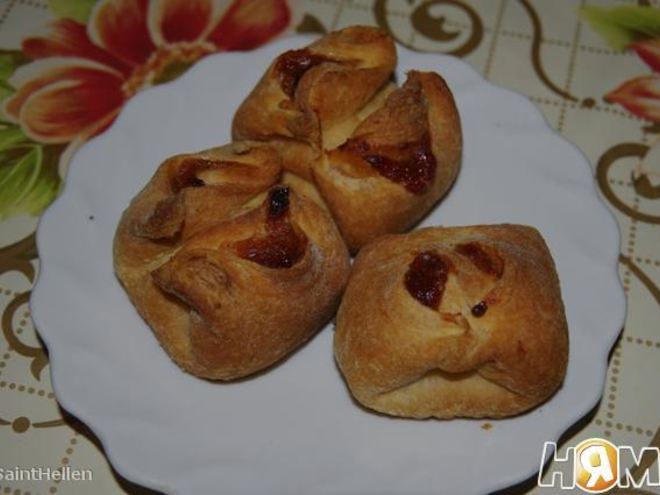 Рецепт слоек с конфитюром из айвы