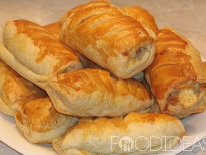 Рецепт слоек с курицей