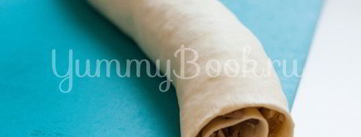 слойки с квашеной капустой и грибами. Шаг 8