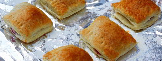 слойки с малиной. Шаг 5