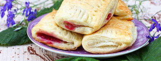 слойки с малиной. Шаг 6