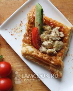 Слойки с мясом Dog bowl