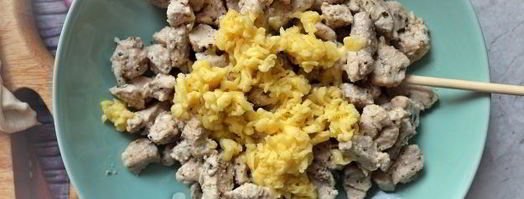 слойки с мясом dog bowl. Шаг 17