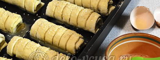 слойки с мясом. Шаг 13