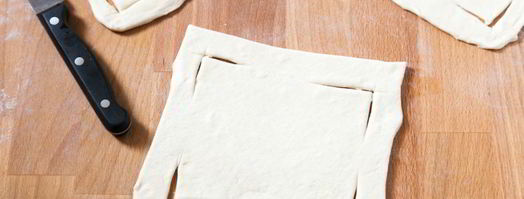 слойки с персиками. Шаг 2