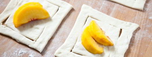 слойки с персиками. Шаг 4