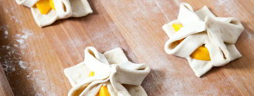 слойки с персиками. Шаг 5