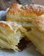 Слойки с шоколадом