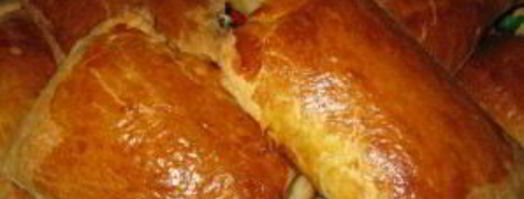 слойки с творогом и изюмом. Шаг 11