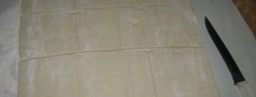 слойки с творогом и изюмом. Шаг 5