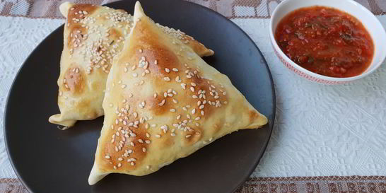 Слойки с тыквой